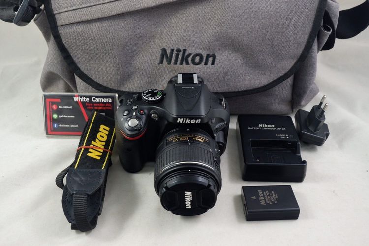 กล้อง DSLR ไม่กันน้ำ Nikon D5200 + เลนส์ AF-S 18-55 VR II 