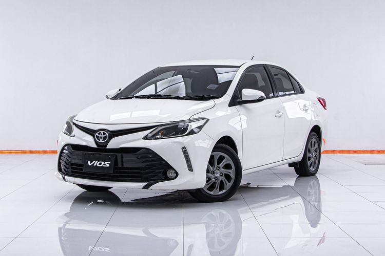 Toyota Vios 2019 1.5 Mid Sedan เบนซิน ไม่ติดแก๊ส เกียร์อัตโนมัติ ขาว รูปที่ 4