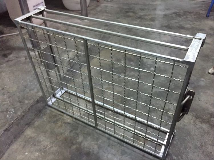 ตะแกรงเหล็กชุบซิงค์อย่างดี ทนน้ำได้ ไม่เป็นสนิม แข็งแรง จัดเรียงง่าย ใช้งานได้หลากหลาย เหมาะกับงานด้านอาหารและเครื่องดื่มหรืออื่นๆ รูปที่ 5