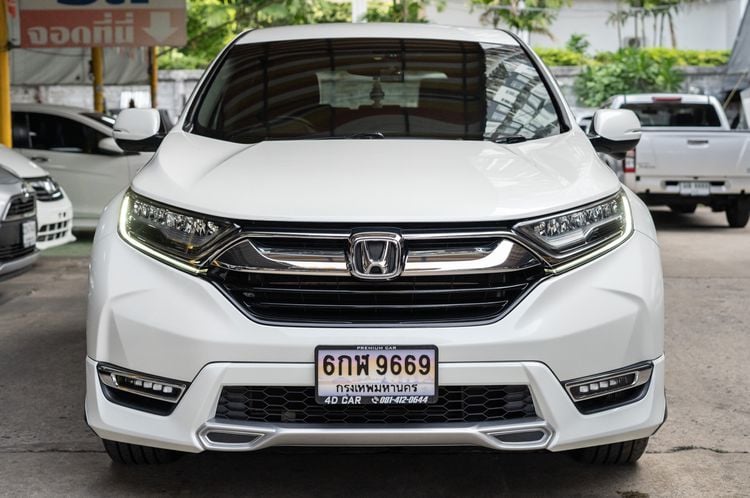 Honda CR-V 2017 1.6 DT EL 4WD Utility-car ดีเซล ไม่ติดแก๊ส เกียร์อัตโนมัติ ขาว