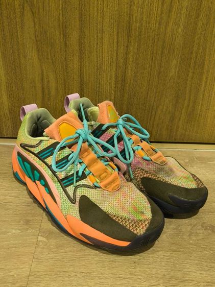 รองเท้าผ้าใบ ผ้าใบ UK 8.5 | EU 42 2/3 | US 9 ส้ม adidas crazy byw 2.0 x pharrell chalk coral 2020 size 9US 