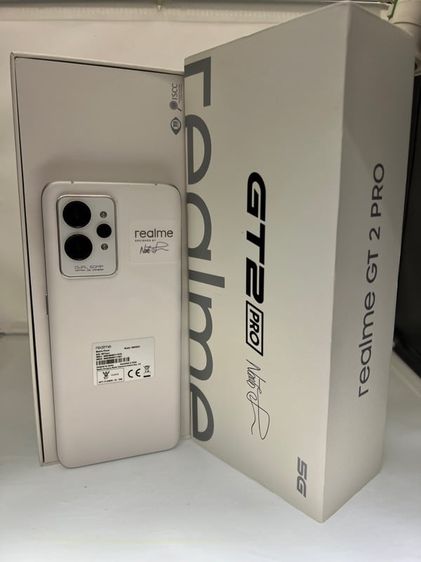 OPPO อื่นๆ 256 GB ขาย realme gt2pro สีขาว สวยไร้ริ่วรอย จอใหญ่ แบตเยอะ กล้องเทพ สเปกดี snapdragon 8gen1 ram12 rom256 อุปกรณ์ครบกล่อง