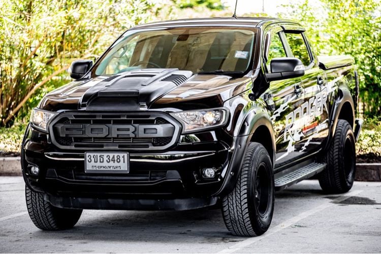 Ford Ranger 2019 2.2 Hi-Rider XLT Pickup ดีเซล ไม่ติดแก๊ส เกียร์อัตโนมัติ ดำ
