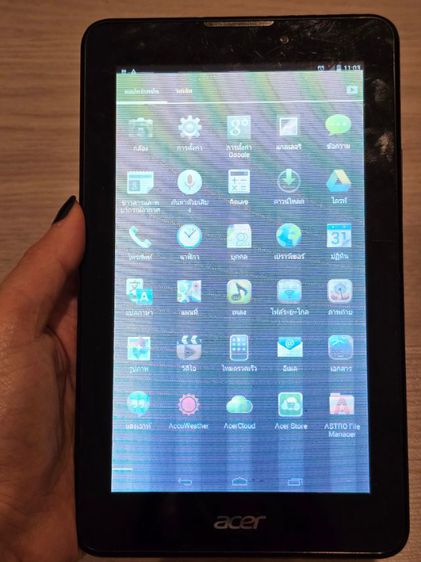แท็บเล็ต Tablet Acer Iconia Tab 7 รุ่น A1-713 ใช้งานได้ปกติ จอเบิร์นตามรูป รูปที่ 2