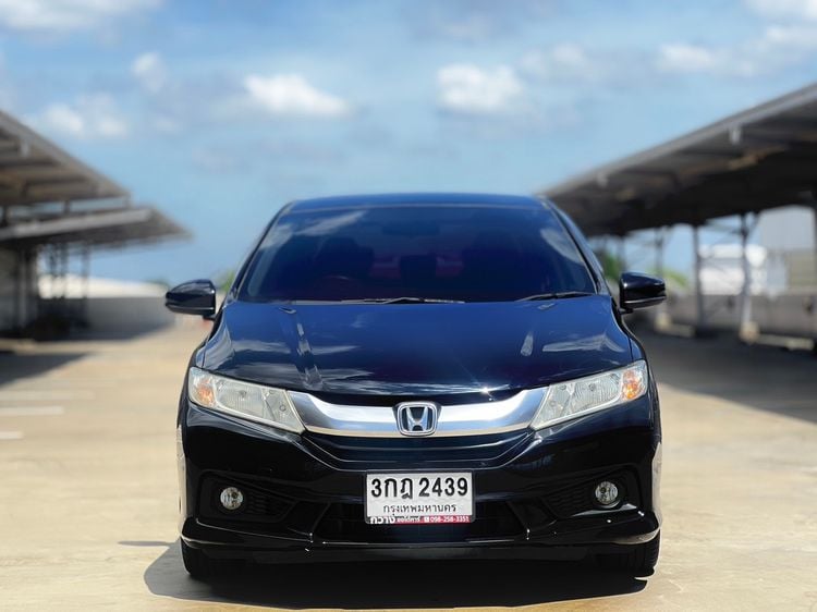 Honda City 2014 1.5 Sv i-VTEC Sedan เบนซิน ไม่ติดแก๊ส เกียร์อัตโนมัติ ดำ รูปที่ 2