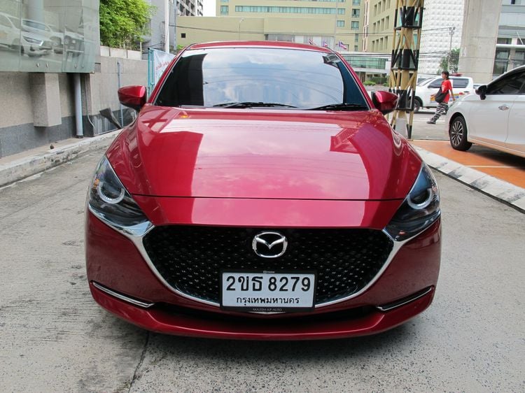 Mazda Mazda 2 2022 1.3 Skyactiv-G S Leather Sports Sedan เบนซิน ไม่ติดแก๊ส เกียร์อัตโนมัติ แดง รูปที่ 3
