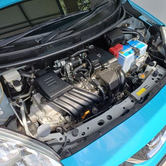 Nissan March 2019 1.2 E Sedan เบนซิน ไม่ติดแก๊ส เกียร์อัตโนมัติ ฟ้า รูปที่ 4