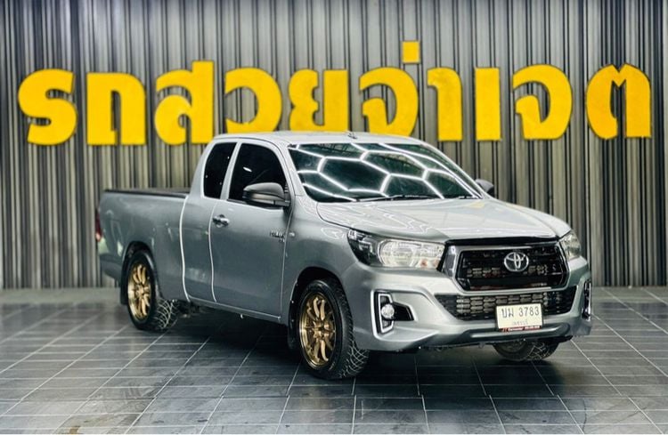 Toyota Hilux Revo 2018 2.4 J Pickup ดีเซล ไม่ติดแก๊ส เกียร์ธรรมดา เทา รูปที่ 2