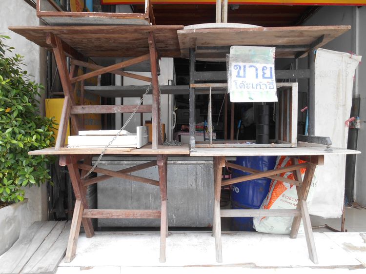 โต๊ะเก้าอี้ โต๊ะอาหาร 8 ที่นั่ง ไม้จริง รูปที่ 3