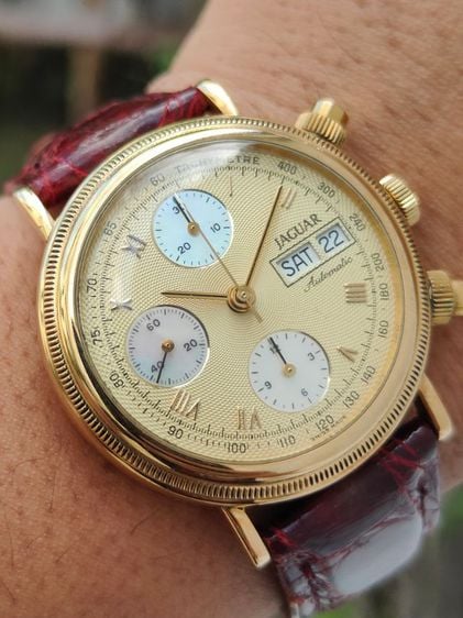 นาฬิกา JAGUAR CHRONOMETER DAY DATE  18k Solid Gold Ref.J754 รูปที่ 17