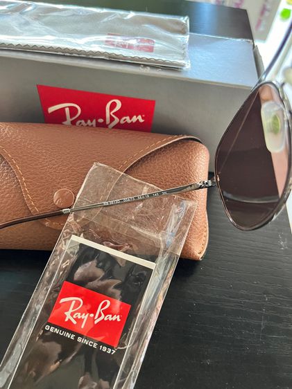 แว่นตากันแดด RayBan Italy รุ่น RB 3613D 004 73 มือ 2 สภาพสวย รูปที่ 10