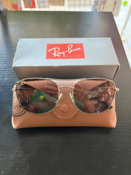 แว่นตากันแดด RayBan Italy รุ่น RB 3613D 004 73 มือ 2 สภาพสวย รูปที่ 4
