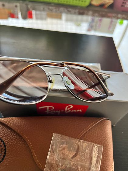 แว่นตากันแดด RayBan Italy รุ่น RB 3613D 004 73 มือ 2 สภาพสวย รูปที่ 8