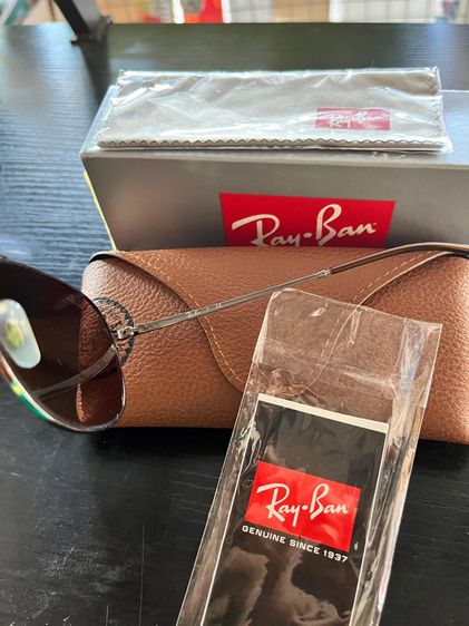 แว่นตากันแดด RayBan Italy รุ่น RB 3613D 004 73 มือ 2 สภาพสวย รูปที่ 9