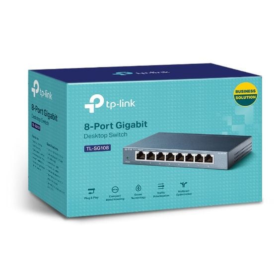 Gigabit Switching Hub 8 Port TP-LINK TL-SG108 (7") รูปที่ 4