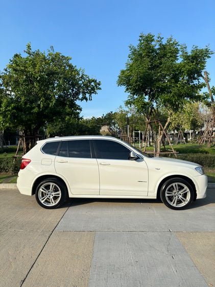 BMW X3 2013 2.0 xDrive20d Highline 4WD Utility-car ดีเซล ไม่ติดแก๊ส เกียร์อัตโนมัติ ขาว รูปที่ 3