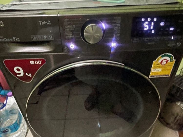 เครื่องซักผ้าฝาหน้า LG 9 กก. รุ่นท็อป รูปที่ 4