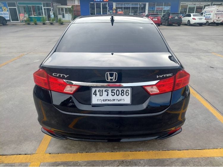 Honda City 2016 1.5 Sv Plus i-VTEC Sedan เบนซิน ไม่ติดแก๊ส เกียร์อัตโนมัติ ดำ รูปที่ 4