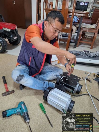ช่างเปลี่ยนมอเตอร์ เปลี่ยนสายพานลู่วิ่งไฟฟ้าWorld master GT5S ช่างซ่อมลู่วิ่งไฟฟ้าหนองจอก ซ่อมได้ทุกรุ่น ทุกยี่ห้อ ทุกอาการ บริการถึงบ้านท่านทั่วไทย รูปที่ 15