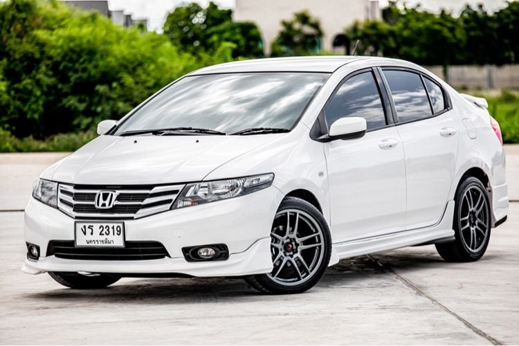 Honda City 2012 1.5 S Sedan เบนซิน ไม่ติดแก๊ส เกียร์อัตโนมัติ ขาว