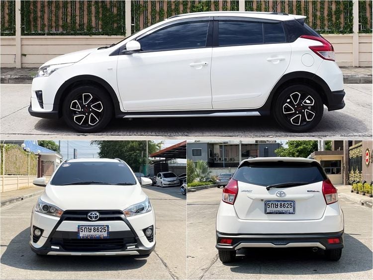 Toyota Yaris 2017 1.2 TRD Sportivo Sedan เบนซิน ไม่ติดแก๊ส เกียร์อัตโนมัติ ขาว รูปที่ 3
