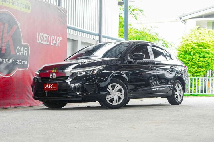 Honda City 2023 1.0 S Sedan เบนซิน เกียร์อัตโนมัติ ดำ รูปที่ 1