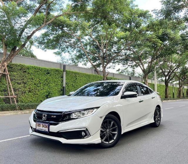 Honda Civic 2021 1.8 EL i-VTEC Sedan เบนซิน ไม่ติดแก๊ส เกียร์อัตโนมัติ ขาว