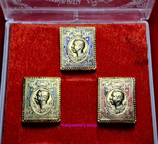 เหรียญแสตมป์ ร.5 หลัง หลวงพ่อคูณ ปริสุทโธ รุ่น ปริสุทโธ ตอกโค้ดคูณ ปี 2536 ครบชุด 3 เหรียญ รูปที่ 10