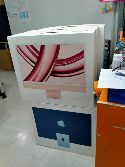 กล่อง iMac 24 นิ้ว จำนวน 6 กล่อง 6 สี รูปที่ 1