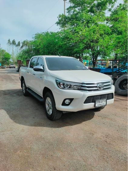 Toyota Hilux Revo 2018 2.8 G 4WD Pickup ดีเซล ไม่ติดแก๊ส เกียร์อัตโนมัติ ขาว