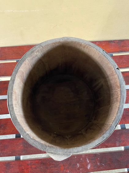 ถังข้าวสาร ถังไม้ สุ่ยล้ง 10ลิตรโบราณเก่าสะสม รูปที่ 10