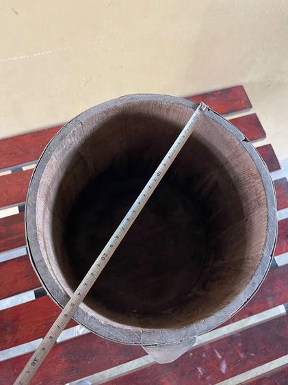 ถังข้าวสาร ถังไม้ สุ่ยล้ง 10ลิตรโบราณเก่าสะสม รูปที่ 11