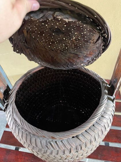 ตะกร้าจีน ฉีน้า โบราณเก่าสะสมB3 รูปที่ 9