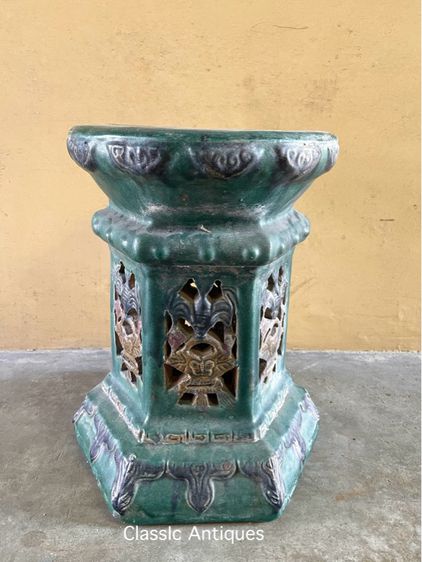 กี่ เคลือบเขียว โบราณเก่าสะสม