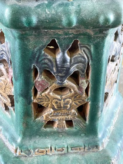 กี่ เคลือบเขียว โบราณเก่าสะสม รูปที่ 6