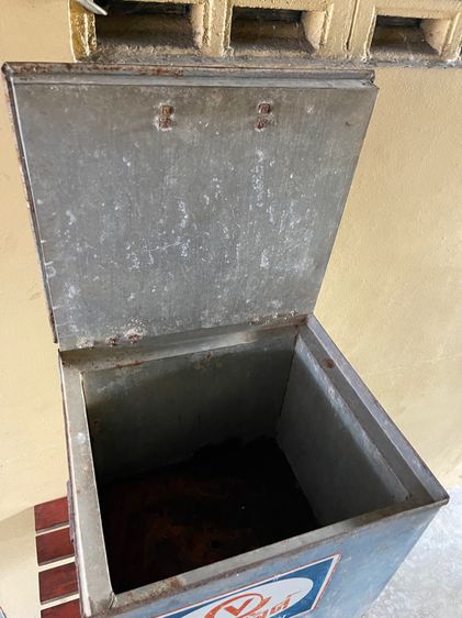 ถังน้ำแข็ง โบราณเก่าสะสม รูปที่ 5