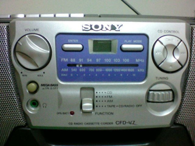 วิทยุเทป Sony รูปที่ 2
