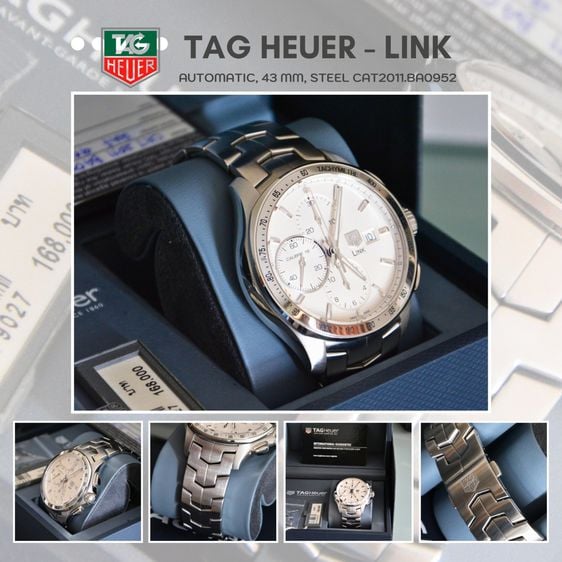 ขาว TAG Heuer Link (CAT2011.BA0952) สุดยอดนาฬิกาสวิส สภาพใหม่เอี่ยม ราวกับเพิ่งออกจากช็อป