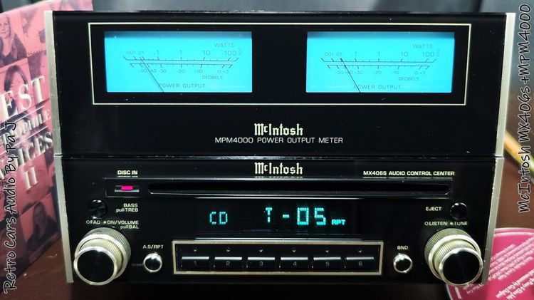 McIntosh MX406S + vumeter