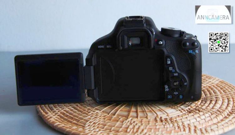 Canon 600d Lens18-55mm มือสองสภาพสวย หน้าจอพับได้ อุปกรณ์ครบพร้อมใช้งาน รูปที่ 6