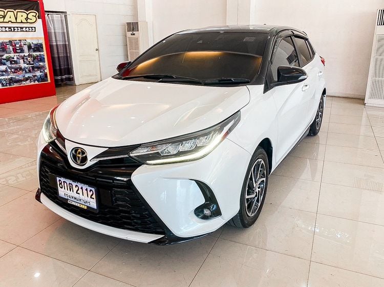 Toyota Yaris 2021 1.2 Sport Premium Sedan เบนซิน ไม่ติดแก๊ส เกียร์อัตโนมัติ ขาว