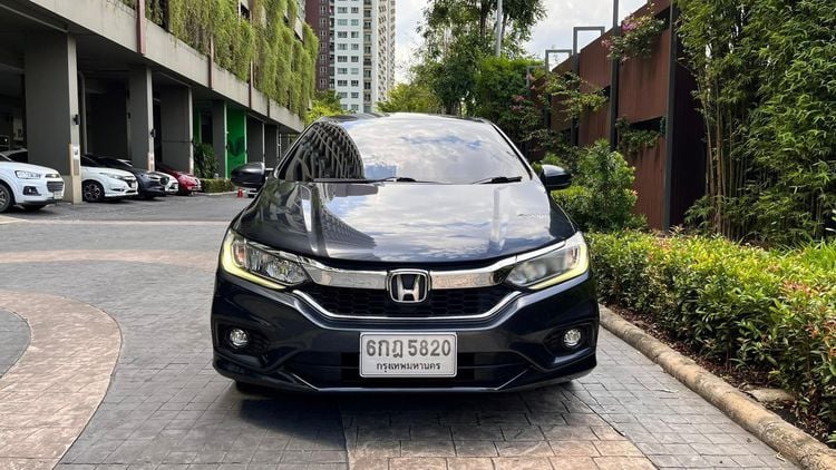 Honda City 2017 1.5 Sv i-VTEC Sedan เบนซิน ไม่ติดแก๊ส เกียร์อัตโนมัติ น้ำเงิน