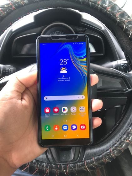 Galaxy A71 64 GB SAMSUNG A7 2018 เเรม 4 รอม 64 ใช้งานปกติ