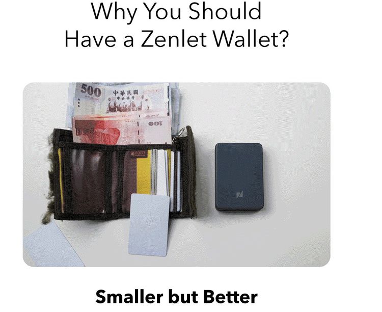 กระเป๋าสตางค์ฉลาด Zenlet 3 Pro Max แตะจ่ายได้ 2 ข้าง เรียบหรูเบา จัดระเบียบ บัตรปลอดภัย RFID Block รูปที่ 9