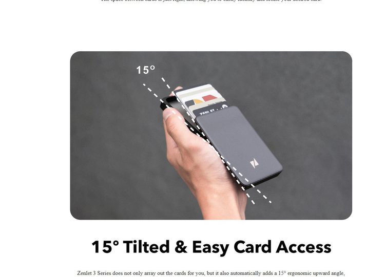 กระเป๋าสตางค์ฉลาด Zenlet 3 Pro Max แตะจ่ายได้ 2 ข้าง เรียบหรูเบา จัดระเบียบ บัตรปลอดภัย RFID Block รูปที่ 12