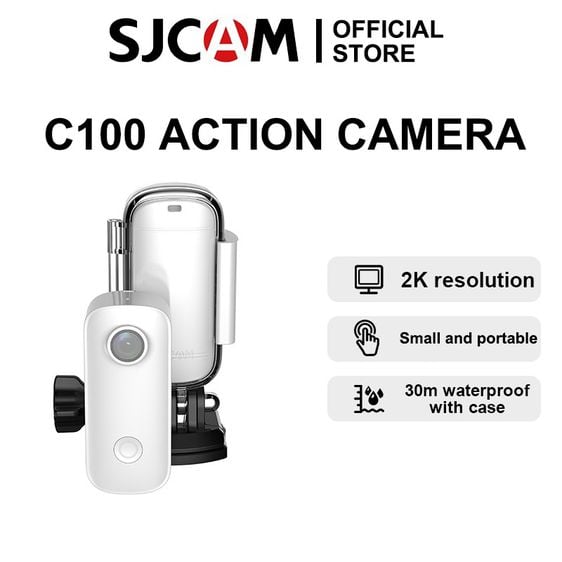 Sjcam C100+ กล้องแอคชั่น ขนาดเล็ก 4K-30FPS รูปที่ 1