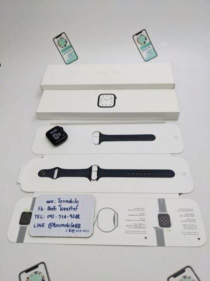 ขาย เทิร์น Apple Watch Series 7 41 mm Gps Midnight Sport Band ศูนย์ไทย สภาพสวย อุปกรณ์ครบยกกล่อง ขาดสายชาร์จ เพียง 4,990 บาท ครับ