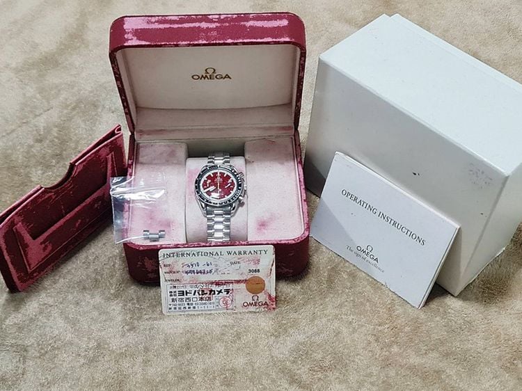 Omega Speedmaster Automatic Racing Series F1 Michael Schumacher Red dial  รูปที่ 11