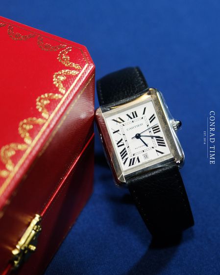 Cartier Tank 3800 Solo XL Automatic Silver Dial 2018 31 x 41 mm.  รูปที่ 12
