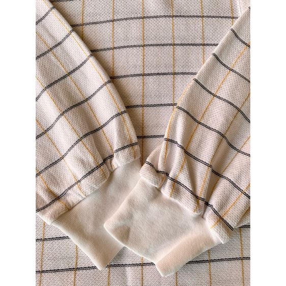 Burberry Long Sleeve Checkered Polo เสื้อยืดโปโลแขนยาว แบรนด์แท้จากญี่ปุ่น มือสองสภาพเหมือนใหม่ รูปที่ 6
